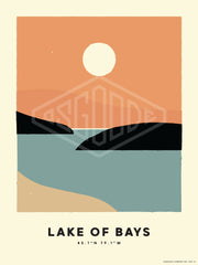 LAKE OF BAYS PRINT